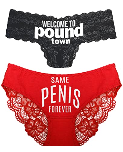 2 Piece Set - Black Thong(poundtown)/Red Bikini(spf)