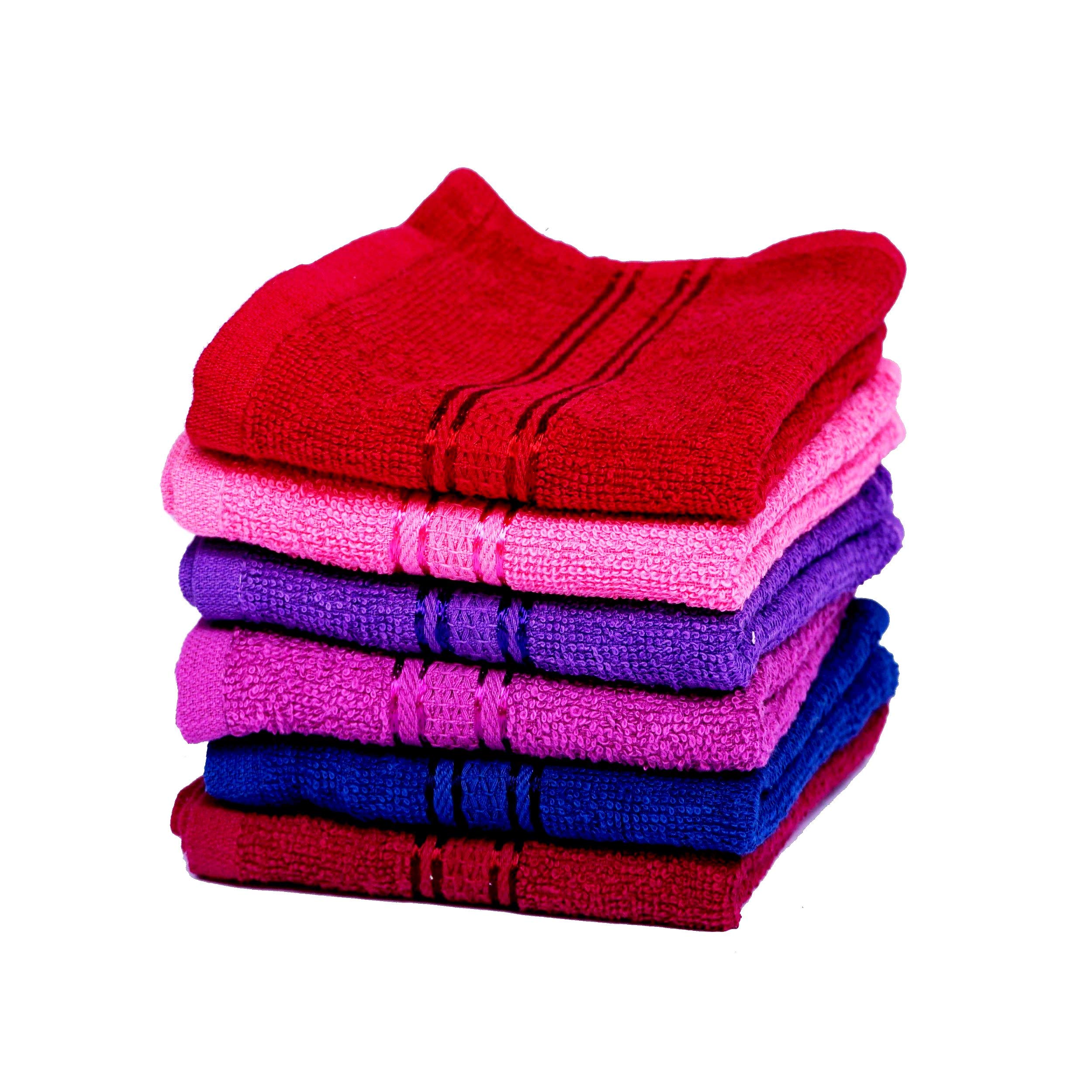 Premium 300 GSM 100% Cotton Face Towels - Ultra Soft & Absorbent Handkerchiefs for Men, Women & Babies (5-Piece Set) | Gentle for Sensitive Skin, Perfect for Daily Use, Travel & Newborn Care