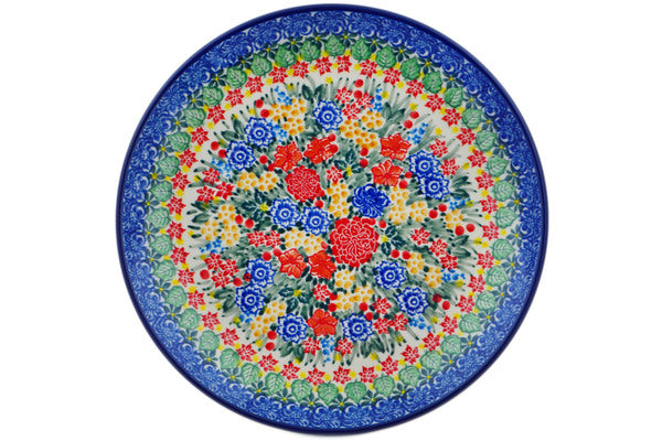 10-Piece Red Bouquet Dinner Plate Set - Elegant Floral Design for Dining, Parties & Home Decor