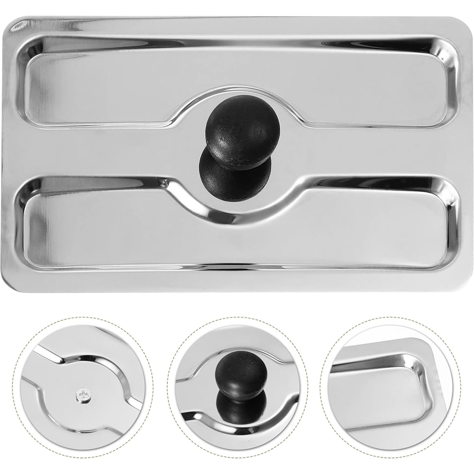 Stainless Steel Toaster Lid Replacement - Dust Cover for Bread Maker | Compatible with Most Toasters & Bread Machines | Perfect for Kitchen, Breakfast & Baking Needs
