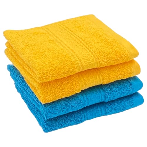Turqoise blue and Sunrise Yellow