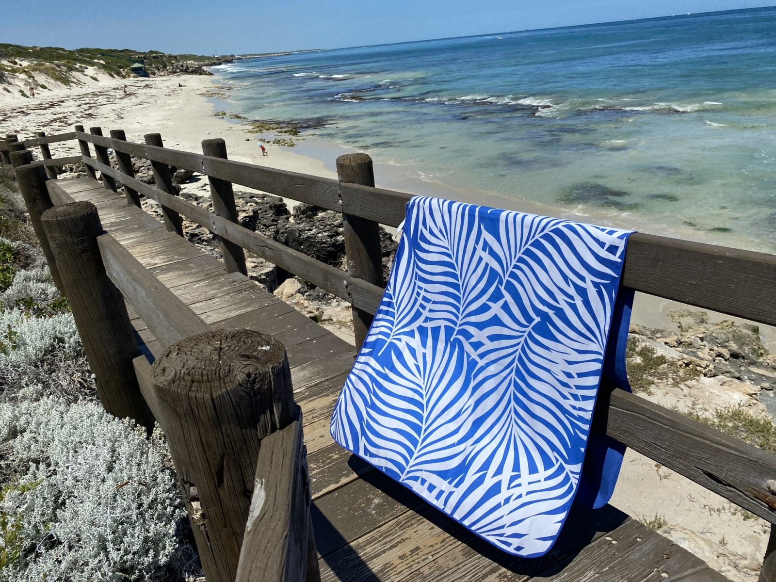 Premium Cancun Large Beach Towel with Pouch - Extra Soft & Absorbent 60
