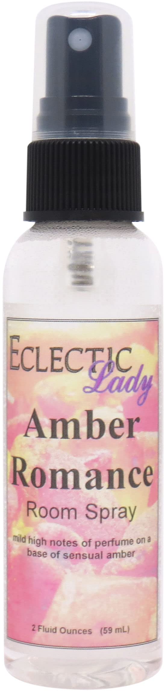 Amber Romance Room Spray 16 oz - Natural Fragrant Aromatic Mist for Home, Office & Bedroom | Paraben-Free, No Artificial Colors or Preservatives | Perfect for Relaxation, Stress Relief & Creating Cozy Atmosphere