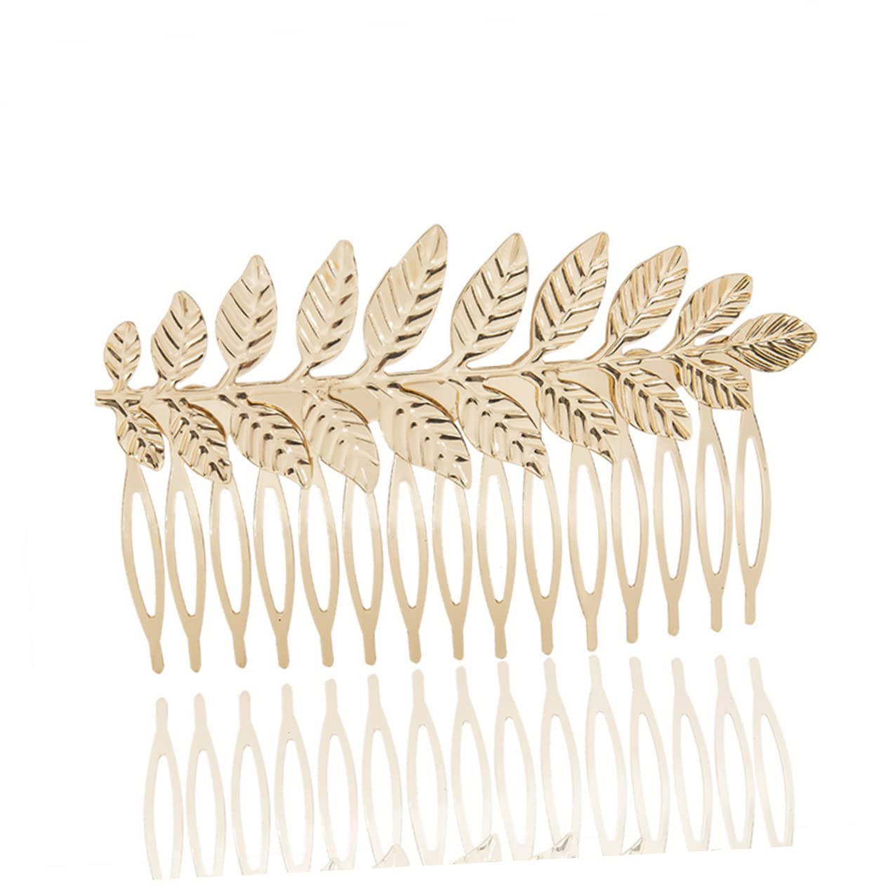 Minkissy 4-Piece Bridal Hair Clips Set - Alloy Floral Hairpins, Side Combs & Leaf Hair Jewelry for Weddings, Prom & Special Occasions | Perfect for Brides, Bridesmaids & Girls' Formal Hairstyles
