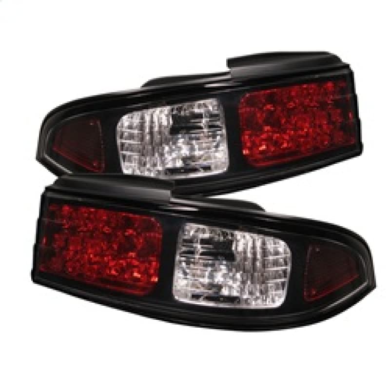 Spyder Auto 5006622 LED Tail Lights for Cars - Black/Clear Smoke Lens - High Visibility Brake Lights - Perfect for Night Driving & Car Customization