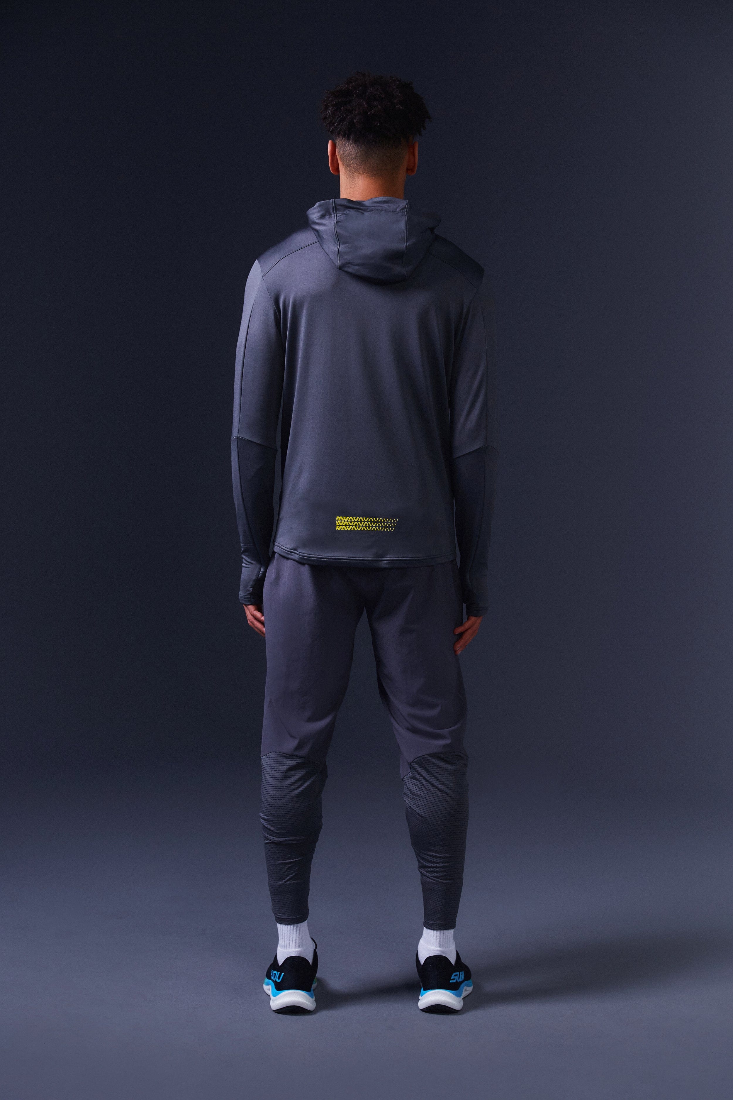 SRH 01 Hoodie - Grey & Yellow Pullover Sweatshirt for Men & Women | Comfortable Casual Streetwear | Perfect for Gym, Running, Outdoor Activities & Daily Wear
