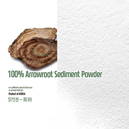 100% Natural Korean Arrowroot Powder (Kudzu Root Powder) 4oz (113g) - Gluten-Free, Vegan-Friendly for Baking, Smoothies & Traditional Herbal Remedies