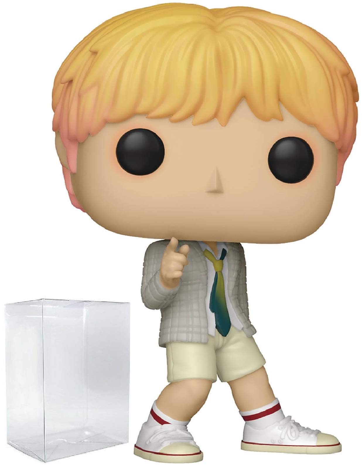 BTS V Funko Pop! Vinyl Figure with Pop Protector Case - Official K-Pop Collectible for Fans, Display & Gift Giving