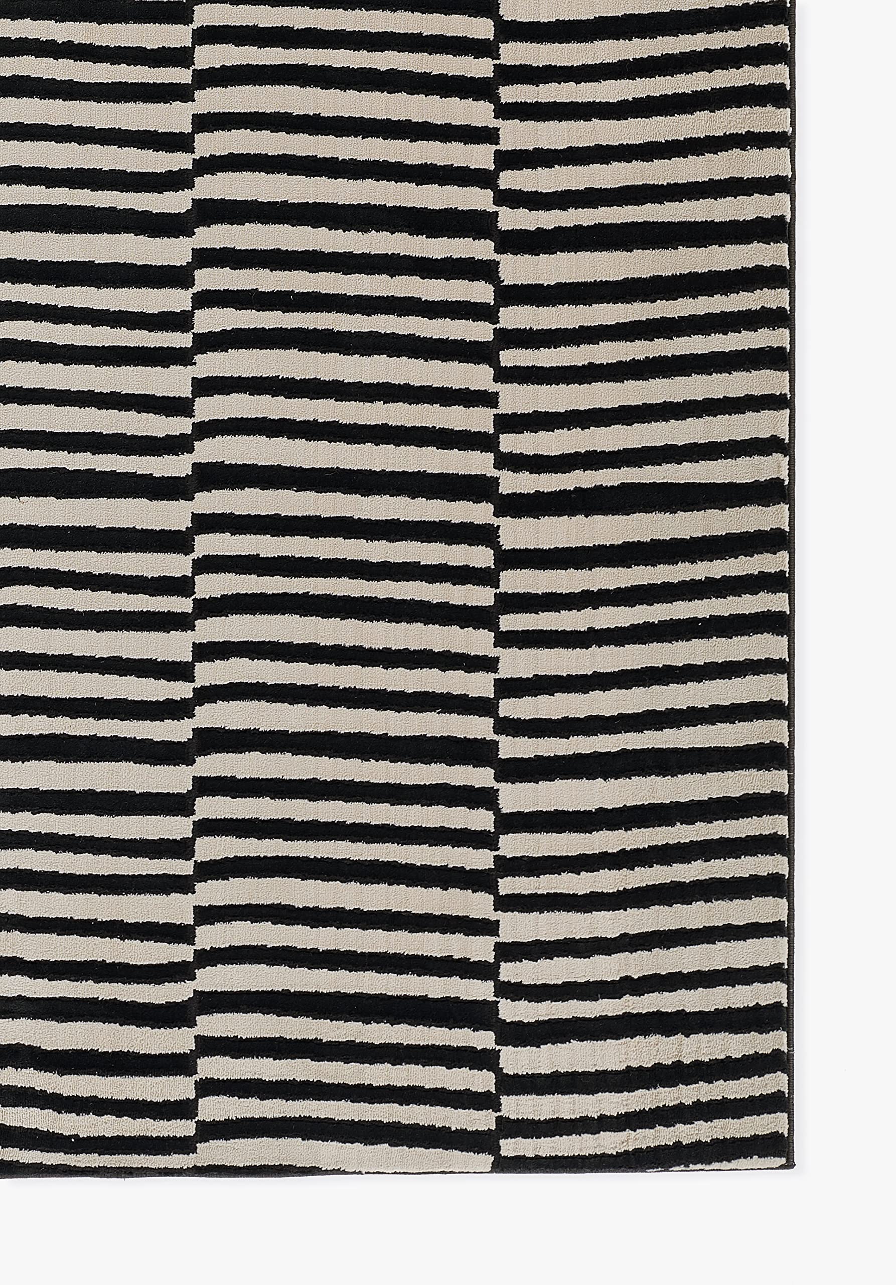 Momeni Xander Black Polyester Blend Area Rug 5'3
