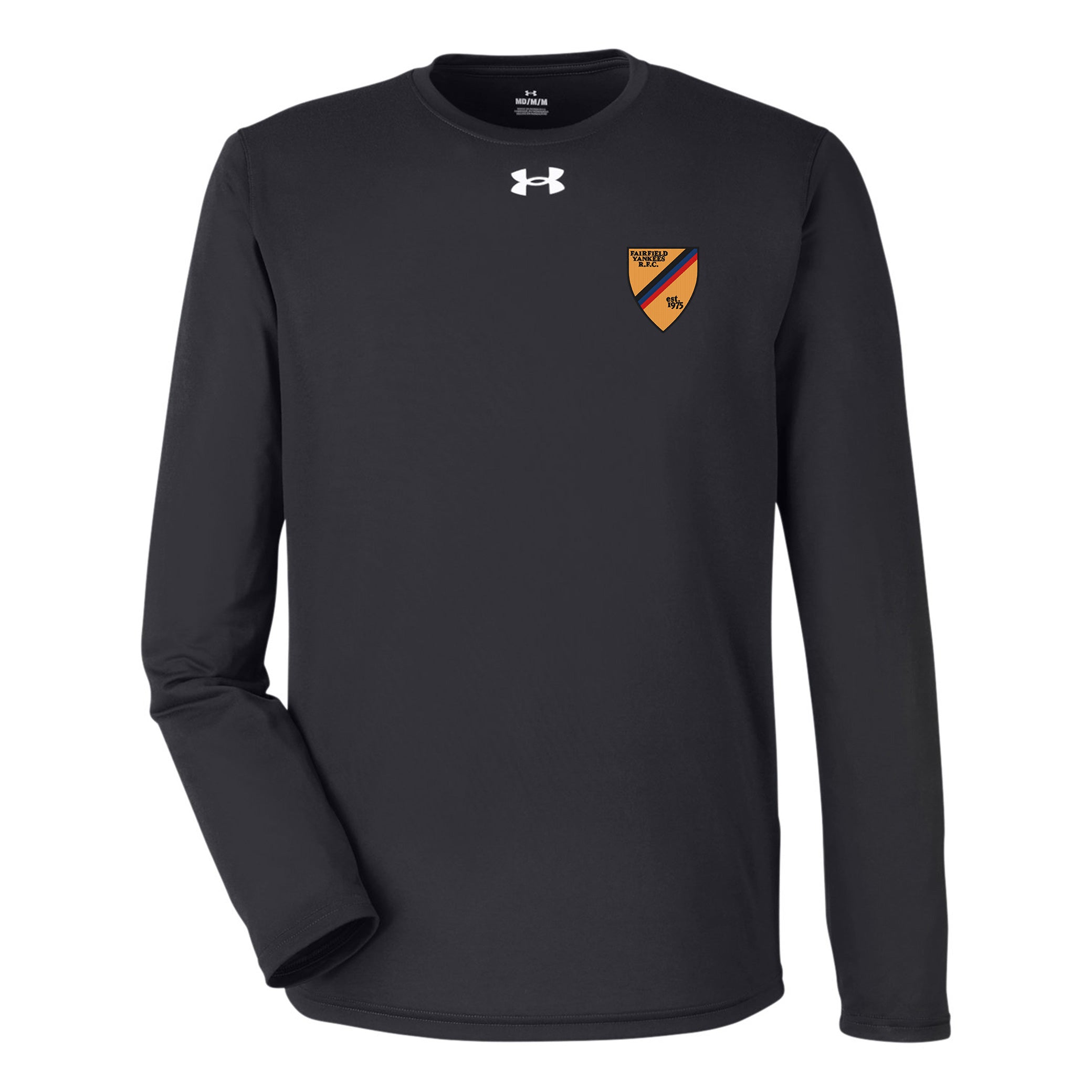 Fairfield Yankees RFC UA Team Tech Long Sleeve T-Shirt - Moisture-Wicking Performance Shirt for Rugby & Training - Perfect for Sports, Workouts, and Casual Wear