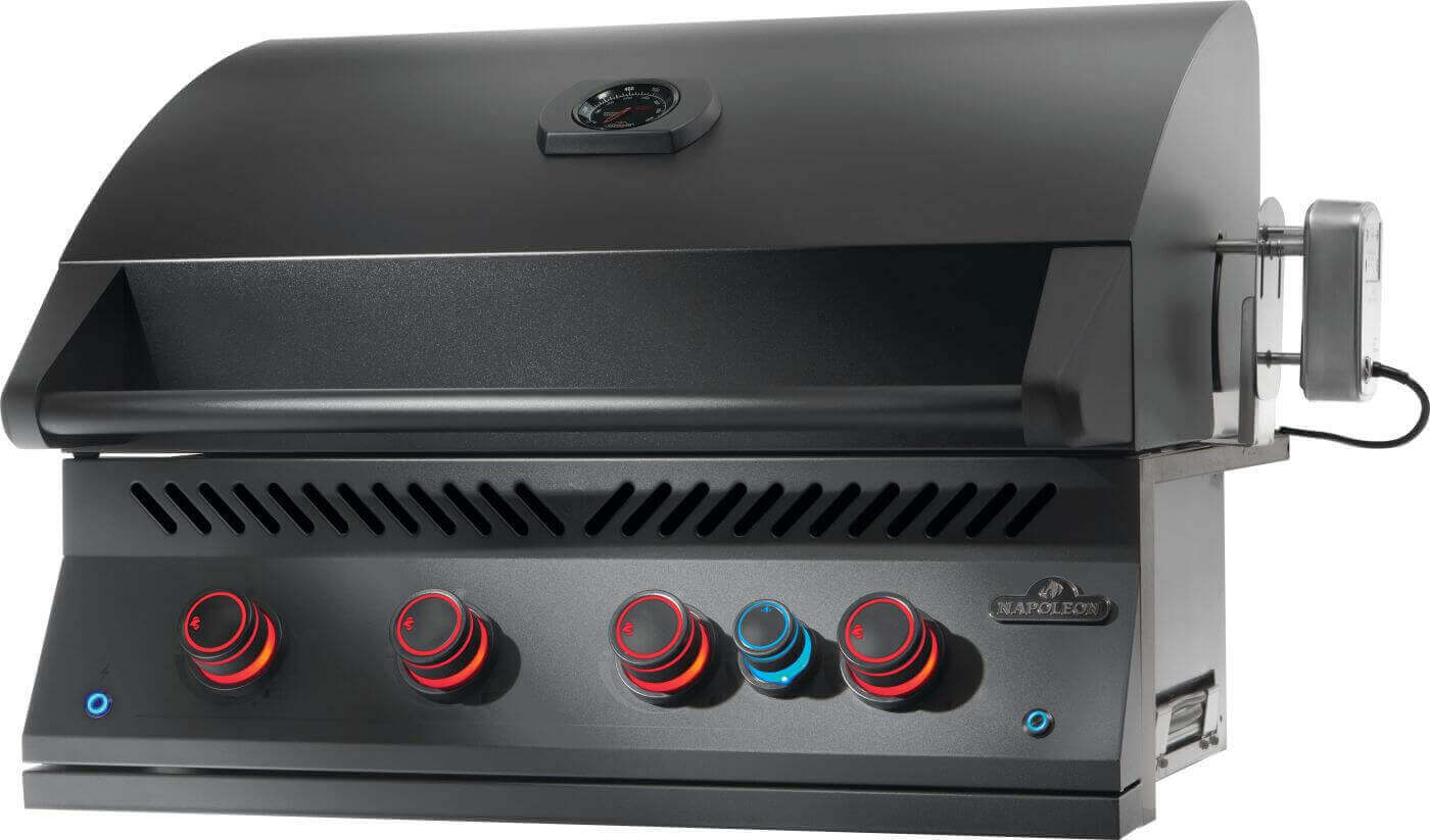 Napoleon 700 Series 32-Inch Built-In Phantom Gas Grill - Outdoor Kitchen, Backyard BBQ, Patio Cooking for Home Chefs