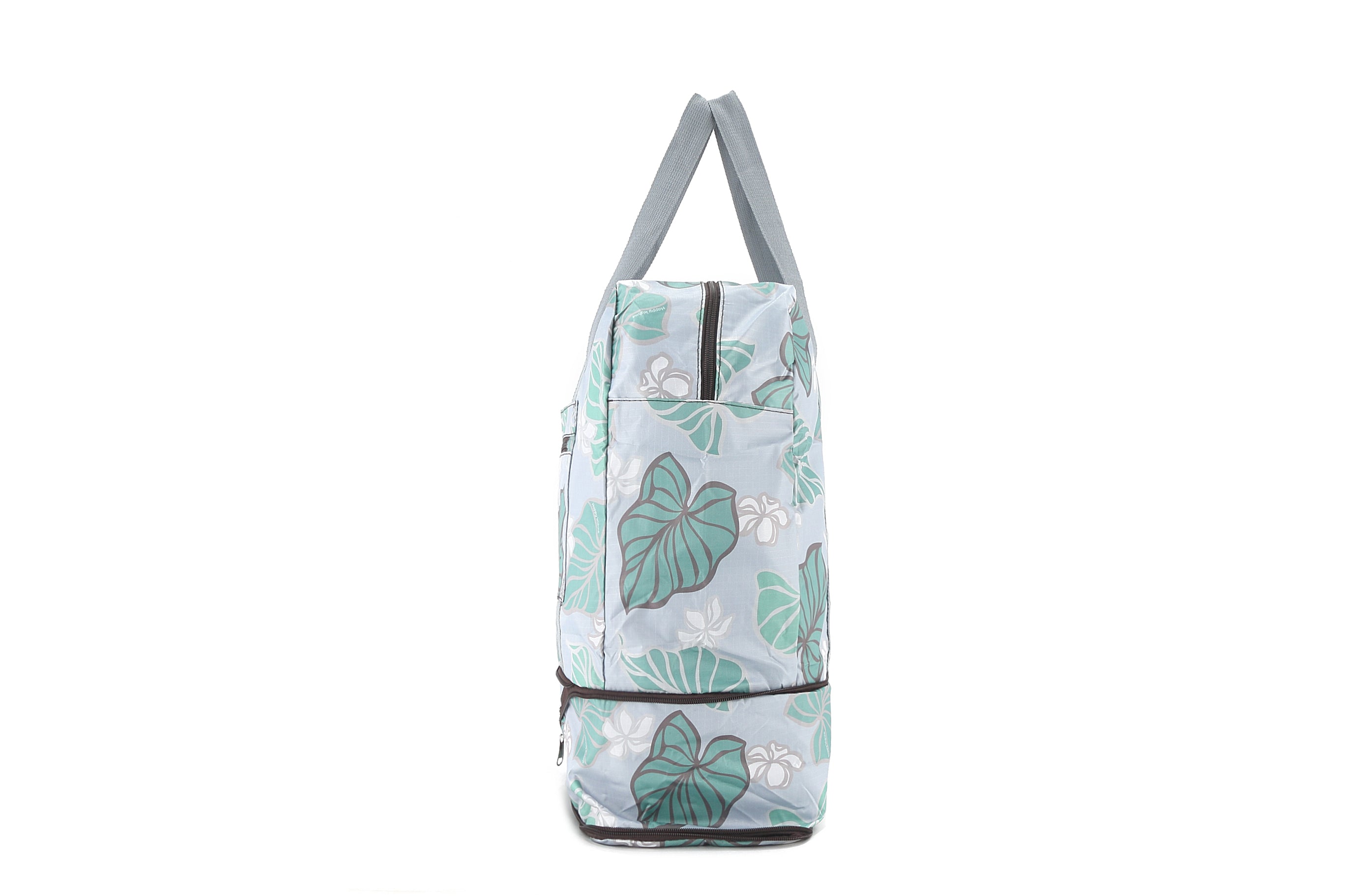 Foldable Duffle Bag for Travel & Gym - Water-Resistant Sophie Kalo Grey Carry-On Luggage for Men & Women | Perfect for Weekend Trips, Sports Gear & Workout Essentials