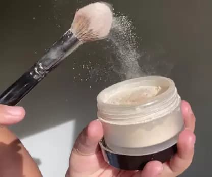 AGLEY Oil & Sweat Control Loose Powder Compact - Matte Finish, Long-Lasting, Oil Absorbing Face Powder for Oily Skin | Perfect for Daily Makeup & Touch-Ups On-The-Go