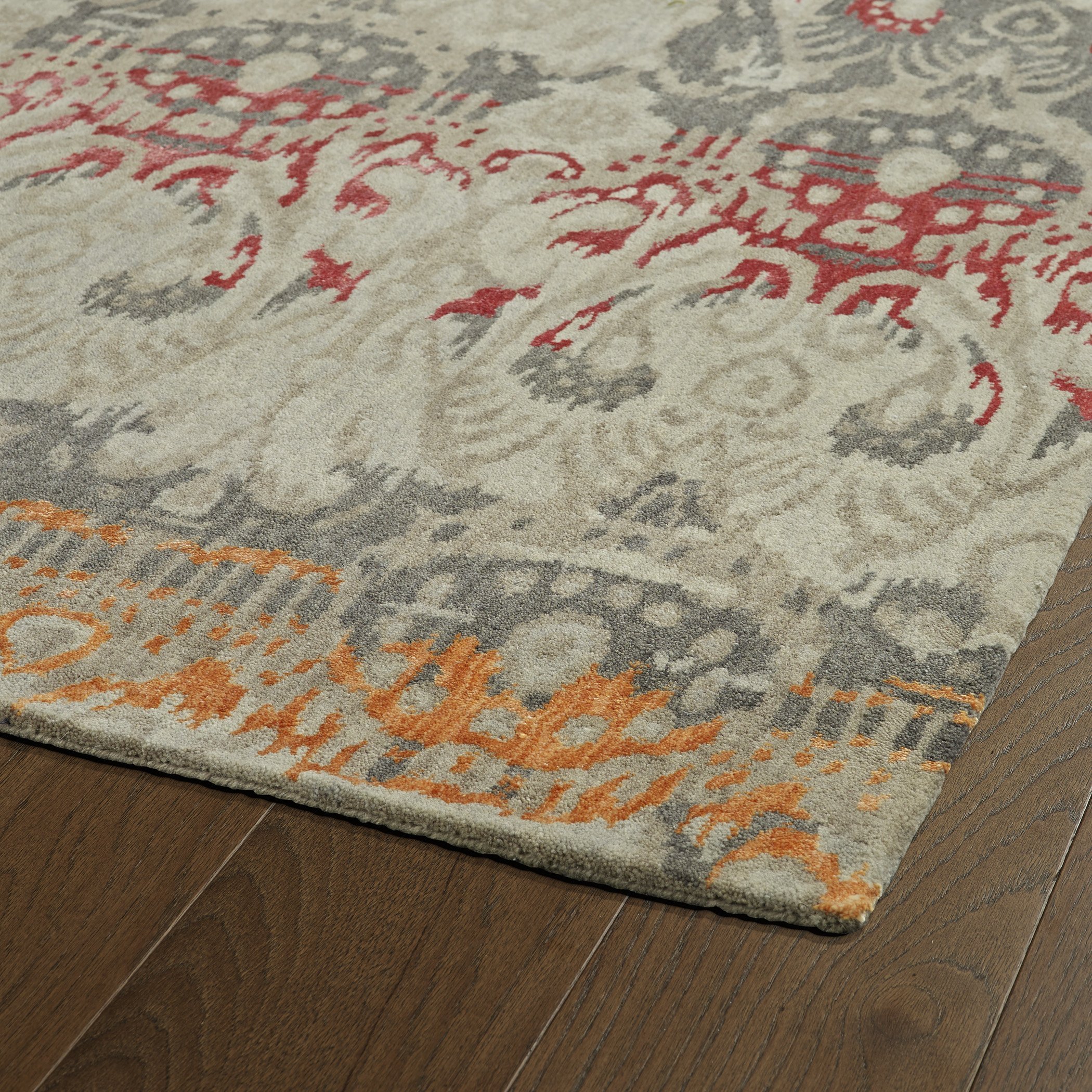 Kaleen Rugs Mercery Collection MER01-98 Fire Hand Tufted 2' x 3' Area Rug - Perfect for Living Room, Bedroom & Entryway Decor