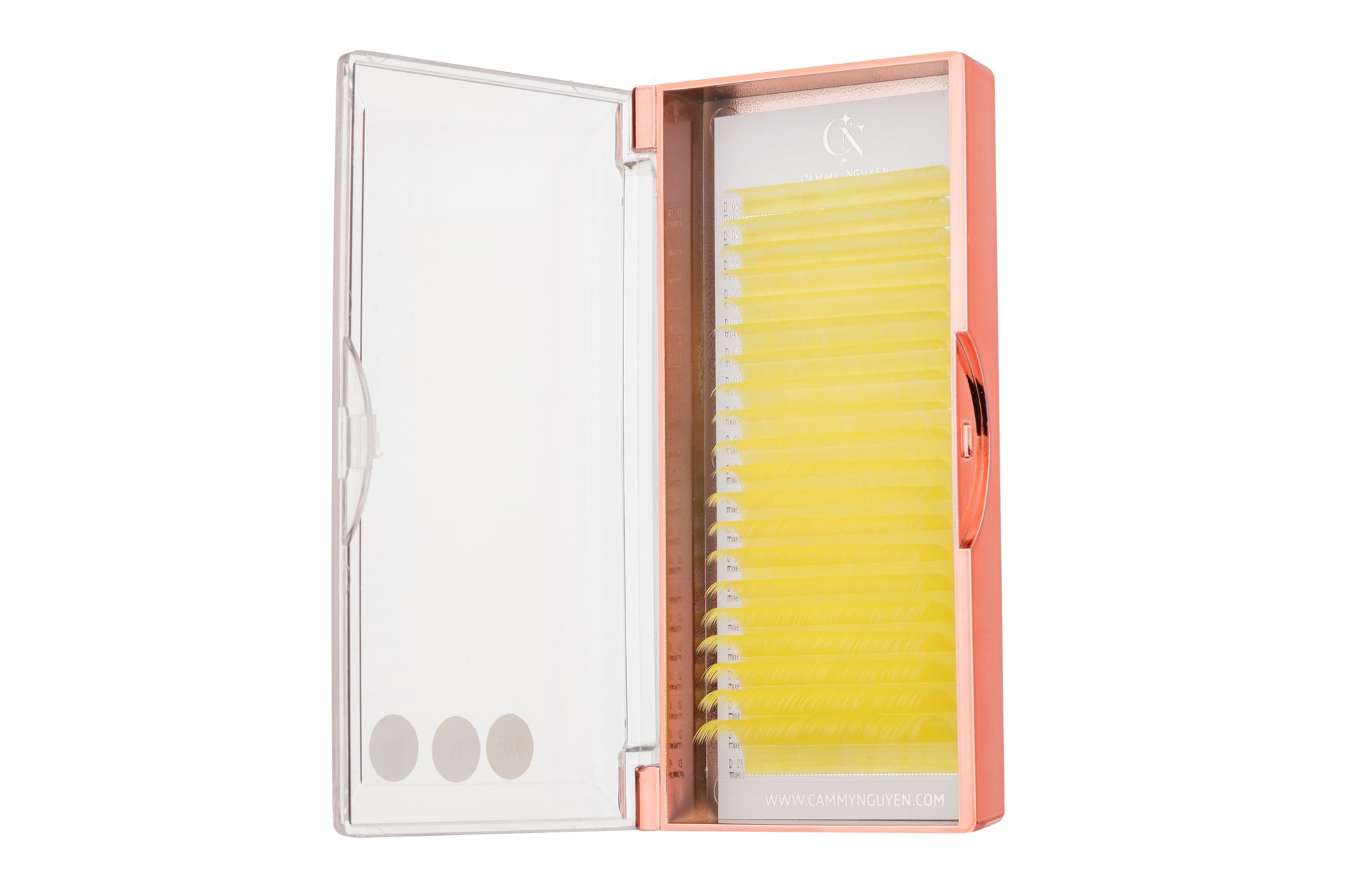 0.05 Colored Volume Lashes Mixed Trays - 9 Pairs per Tray (20mm) | Natural Look False Eyelashes for Party, Wedding & Daily Wear