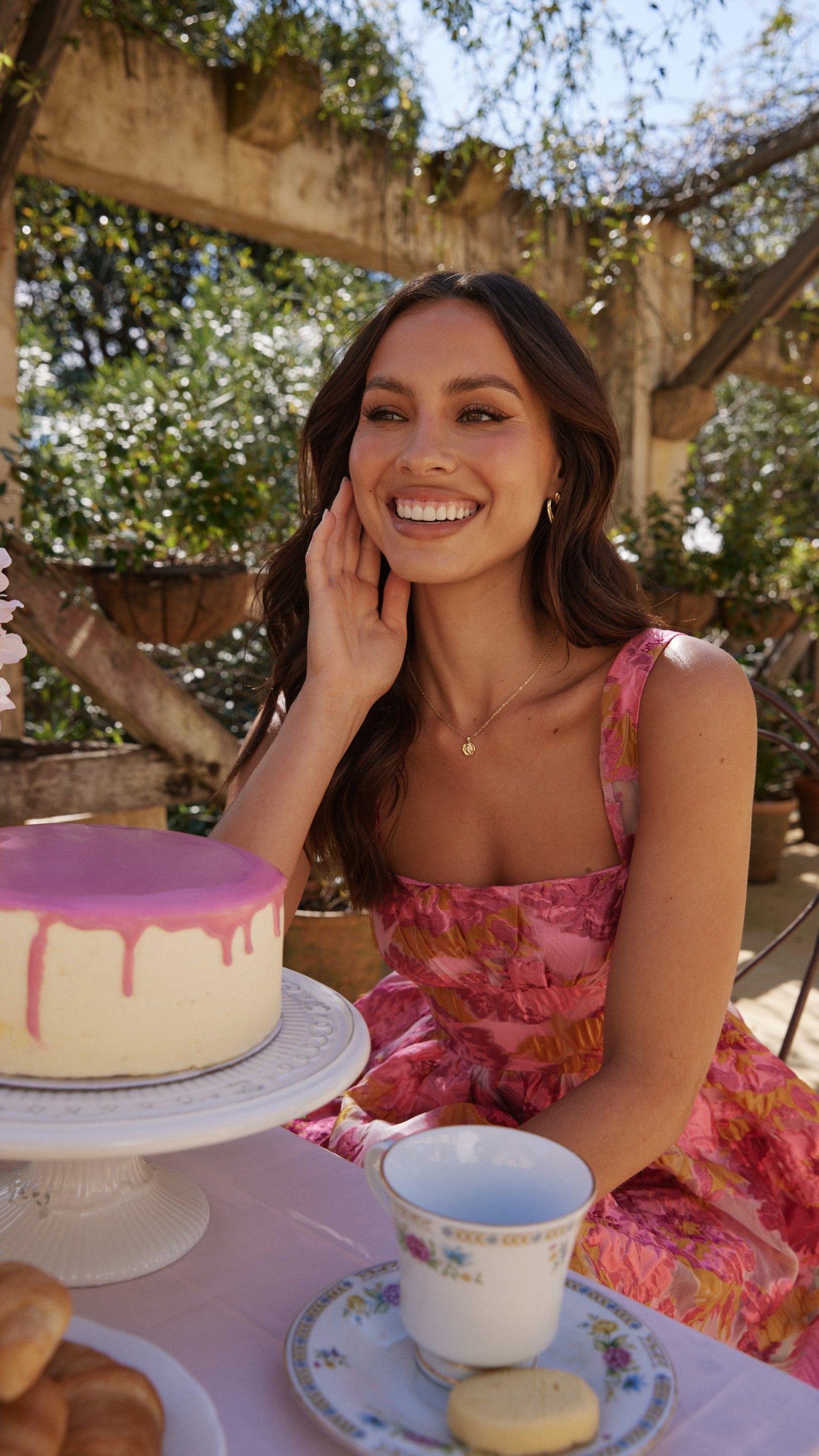 Malika Mini Dress in Pink - Flirty & Feminine Summer Party Dress for Women | Perfect for Dates, Cocktails & Beach Vacations