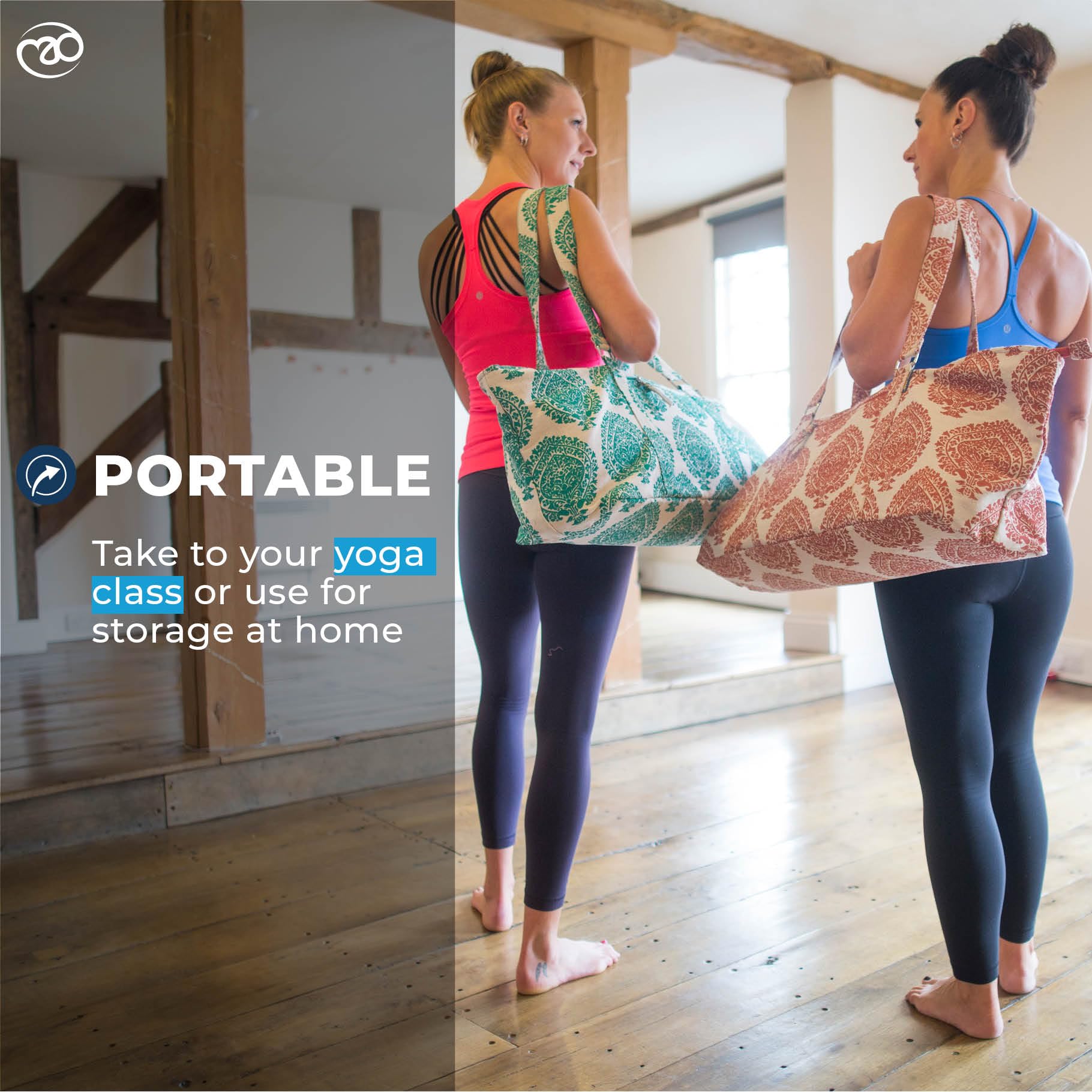 Large Yoga Mat Bag with Full Zip - Unisex Carrier for Gym & Pilates