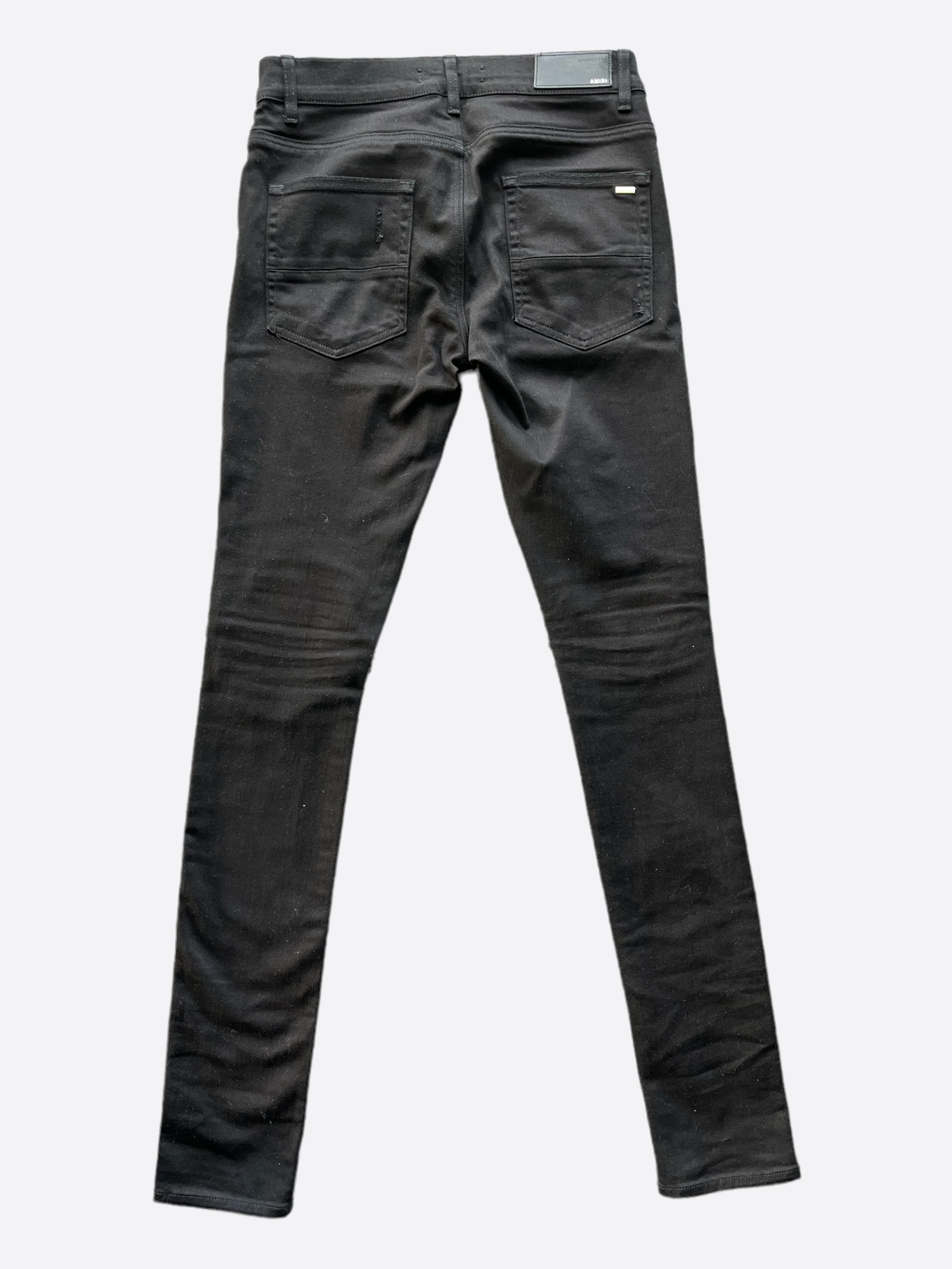 Amiri Black Distressed MX1 Jeans for Men - Premium Ripped Skinny Denim Pants | Perfect for Streetwear, Casual Outfits & Night Out