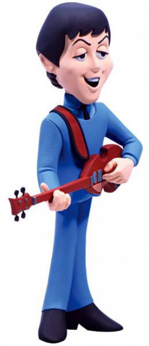 The Beatles Paul McCartney Cartoon Action Figure - Official Licensed Collectible for Fans, Gift for Music Lovers | Perfect for Home Display, Office Decor, and Beatles Memorabilia Collections
