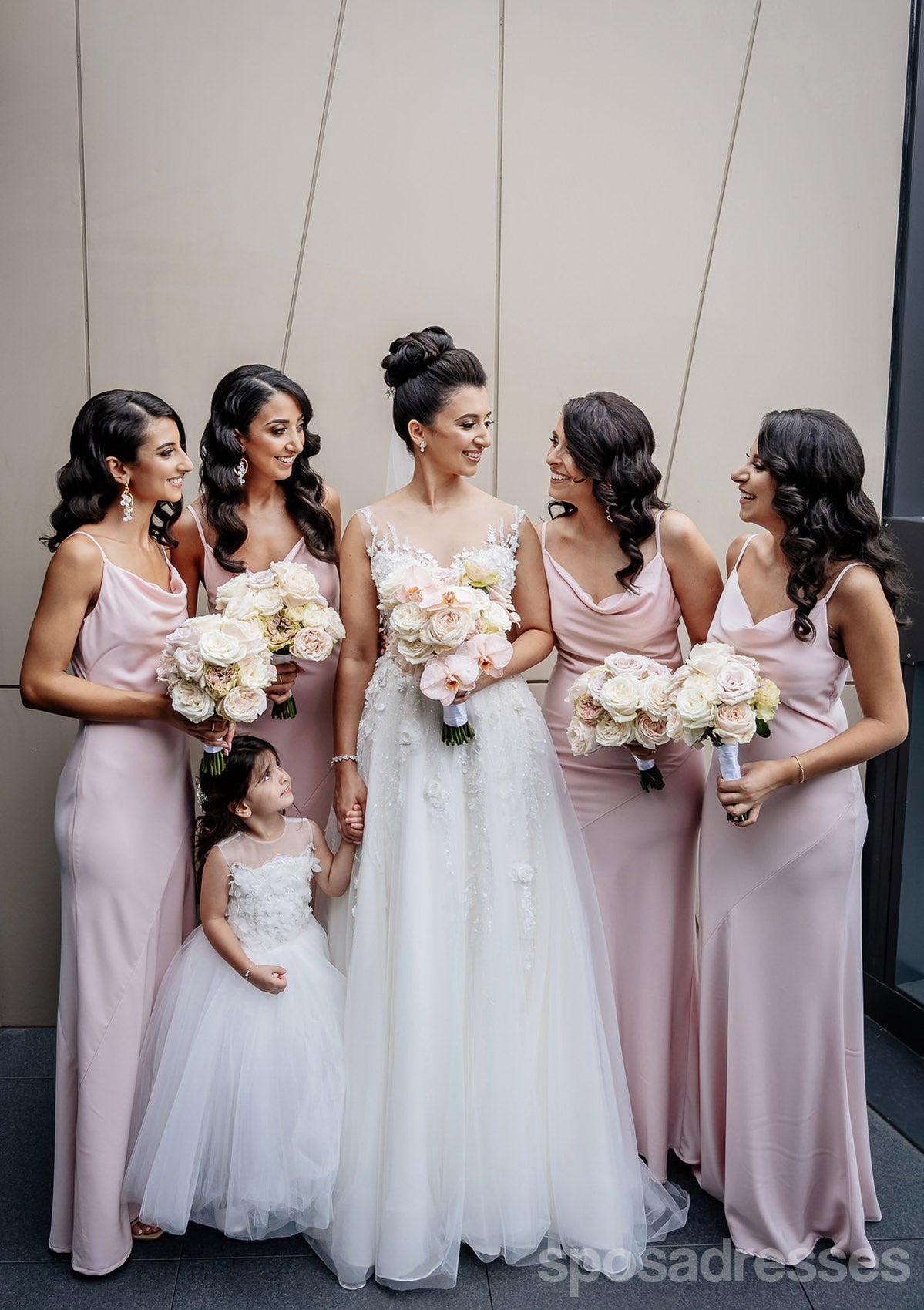 Elegant Pink Mermaid Spaghetti Straps Maxi Long Dress for Wedding Guest & Bridesmaid - WG1719 | Perfect for Beach Weddings, Formal Events & Special Occasions