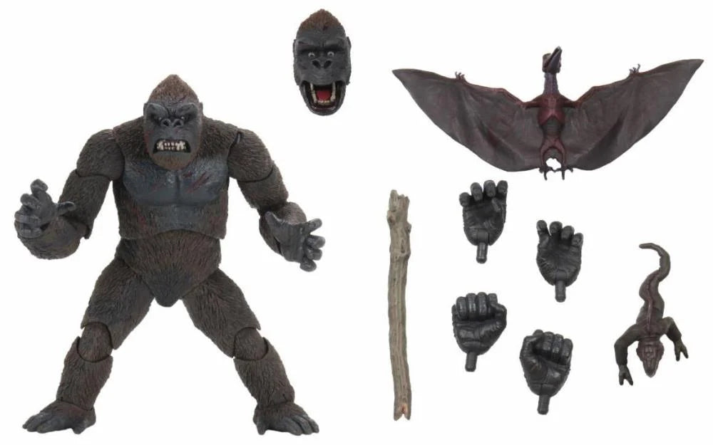 NECA King Kong (Skull Island) Action Figure - Collectible Movie Toy for Fans & Gift Idea - Perfect for Display, Cosplay, and Kong Themed Decor