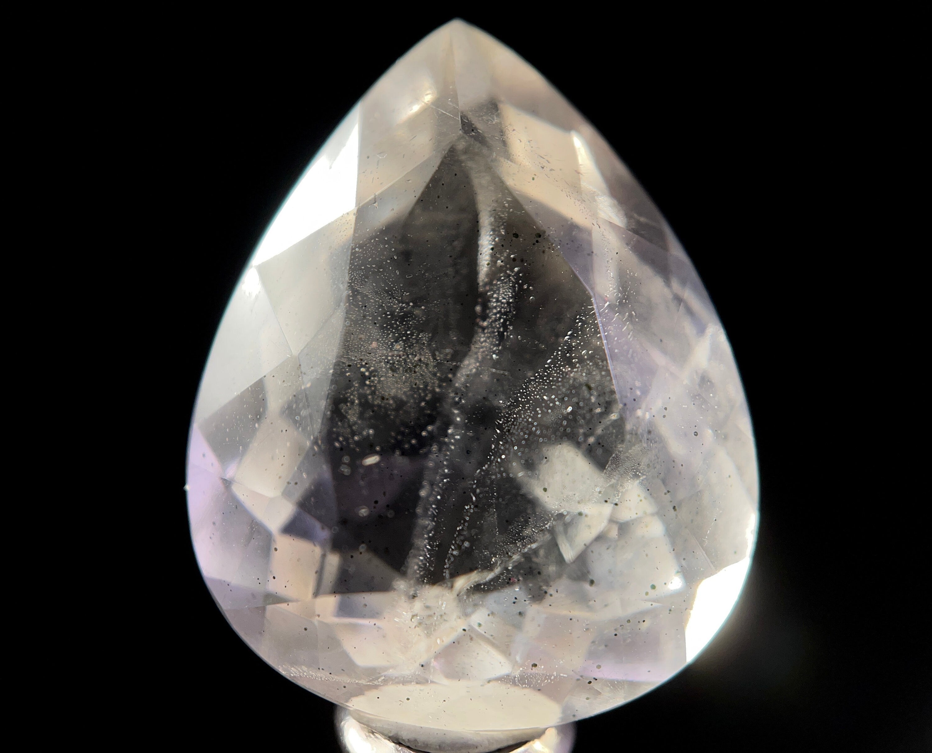 COVELLITE Pink Fire Quartz Crystal Teardrop Gemstone - Natural Healing Stone for Jewelry Making, Wire Wrapping & DIY Crafts (50894) - Perfect for Necklaces, Earrings & Spiritual Healing