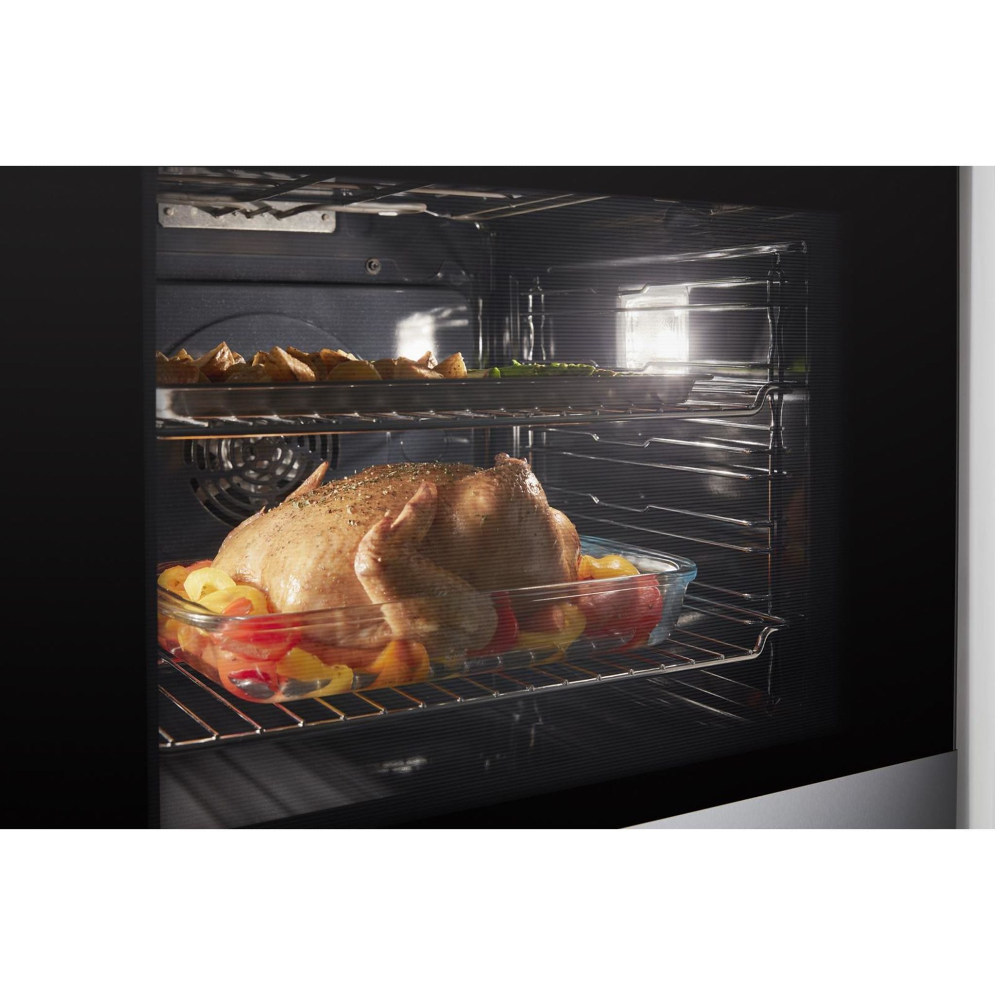 Whirlpool 24 Inch Double Wall Oven with Fingerprint Resistant Stainless Steel (Model WOD52ES4MZ) - Perfect for Modern Kitchens, Baking, and Family Cooking