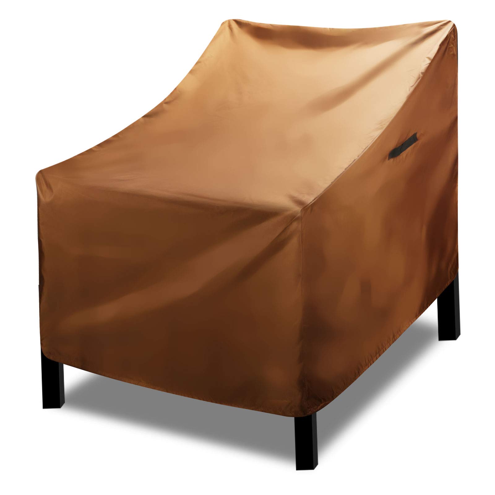 **Waterproof Heavy Duty Patio Chair Covers – Outdoor Furniture Covers for Stackable Lounge Chairs, Deep Seat Sofas & Lawn Furniture – Water Resistant, Standard 1-Pack (Brown) – Perfect for Backyard, Deck & Garden Protection**