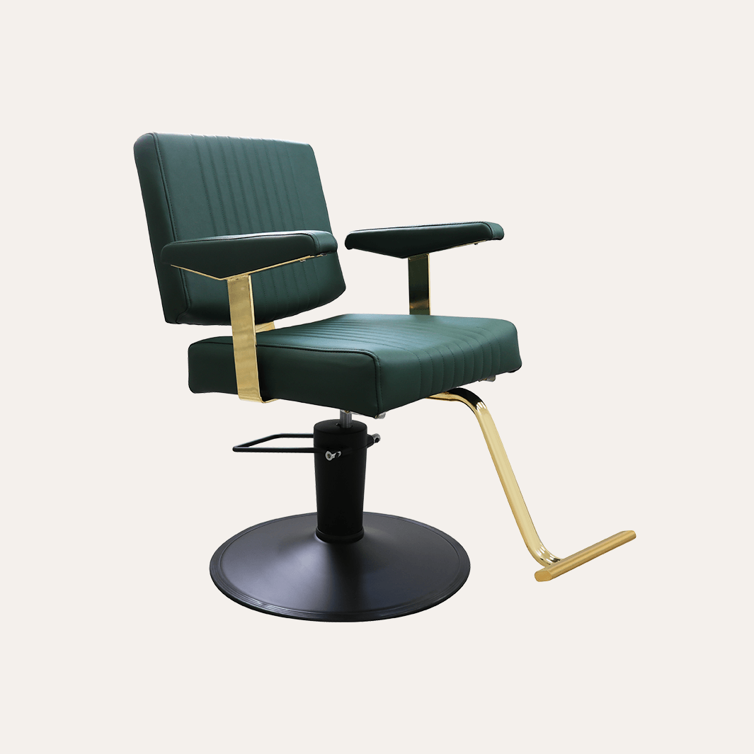 ATHENA Professional Salon Chair - Adjustable Hydraulic Styling Chair for Hairdressers & Barbers - Perfect for Salons, Barber Shops & Home Use