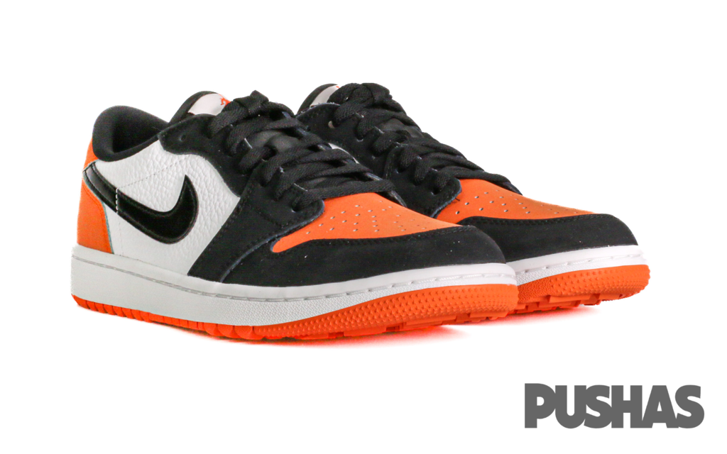 Air Jordan 1 Retro Low Golf 'Shattered Backboard' Sneakers (2022) - Men's Basketball-Inspired Golf Shoes for Casual Wear & Sports Performance