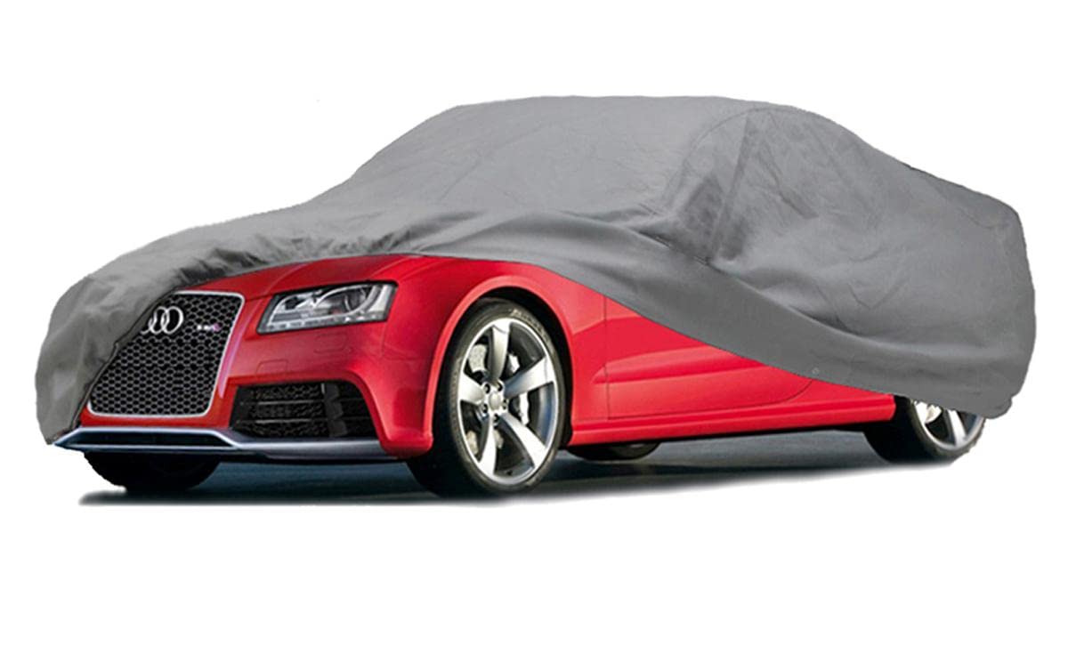 All Weather 3 Layer Car Cover for Dodge Charger 2005-2010 - Waterproof Windproof Snowproof Vehicle Protection with Breathable Fabric - Perfect for Outdoor Parking, Garage Storage & Long-Term Car Preservation
