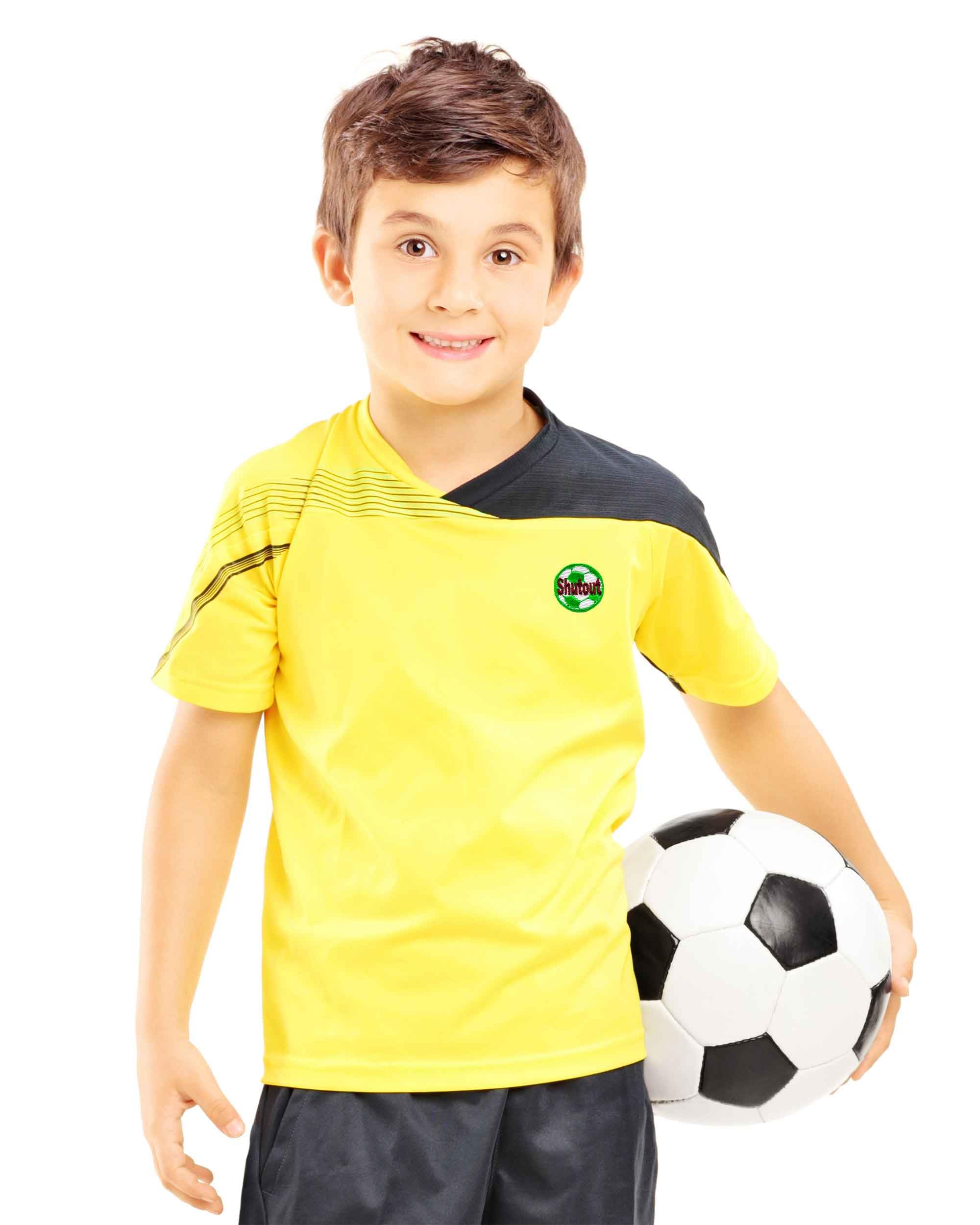 1 Inch Embroidered Shutout Iron-On Soccer Award Patches - Perfect for Team Trophies, Jerseys & Youth Sports Recognition