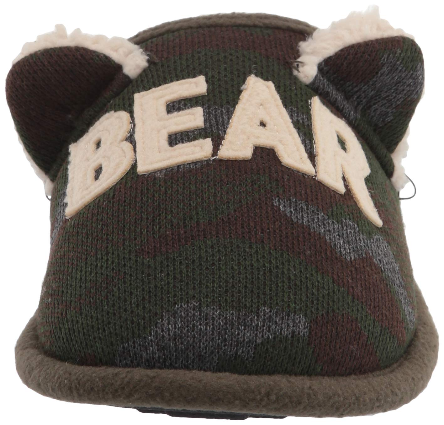 Dearfoams Women's Lil Bear Adult Clog Slippers - Cozy House Shoes for Indoor Comfort, Warm Fuzzy Slippers for Women with Memory Foam - Perfect for Home, Office & Relaxation