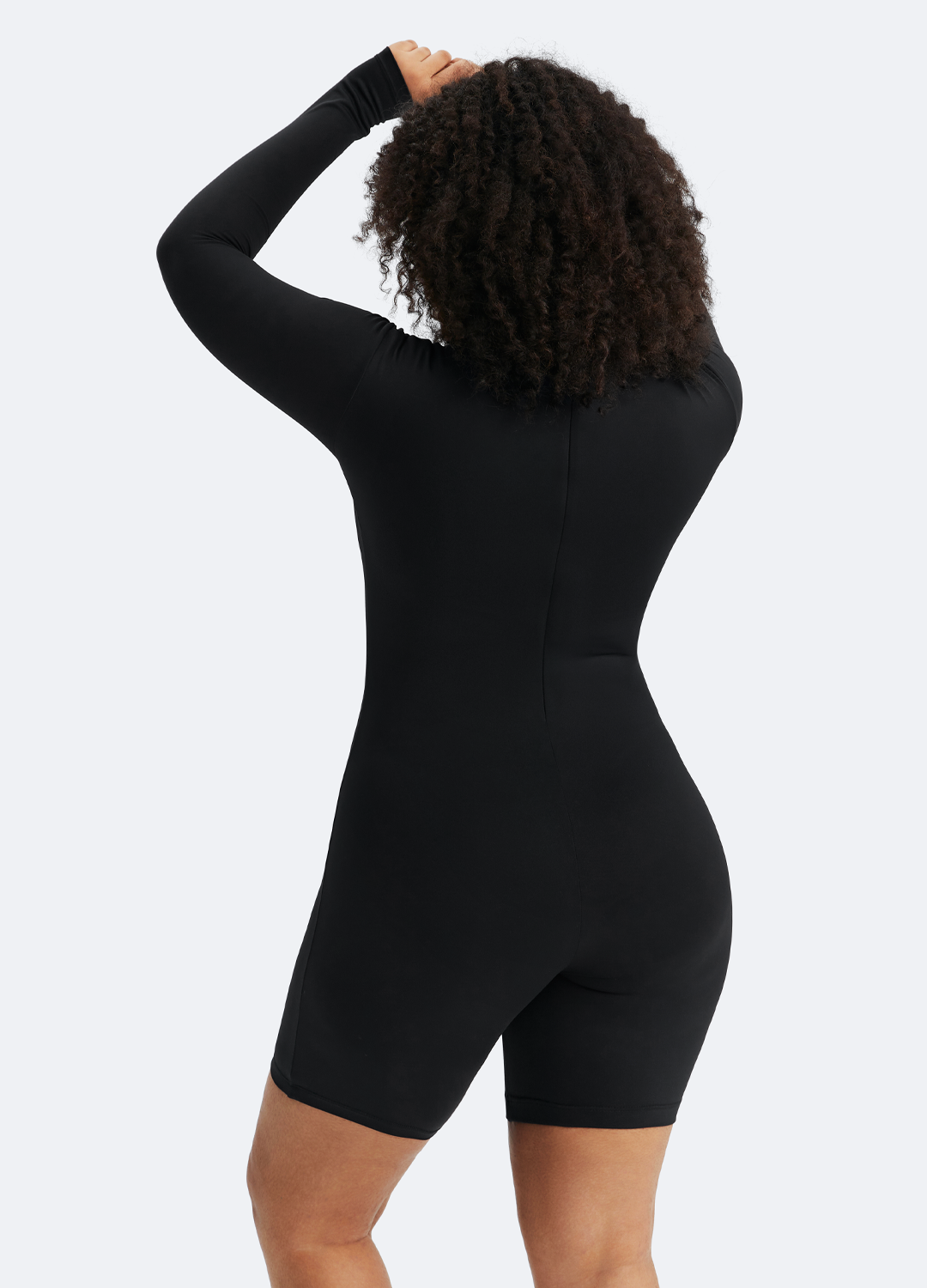 Vintage-Inspired Long Sleeve Romper Jumpsuit for Women - Comfortable & Stylish One-Piece Outfit for Fall/Winter, Casual Wear, Date Nights & Photoshoots