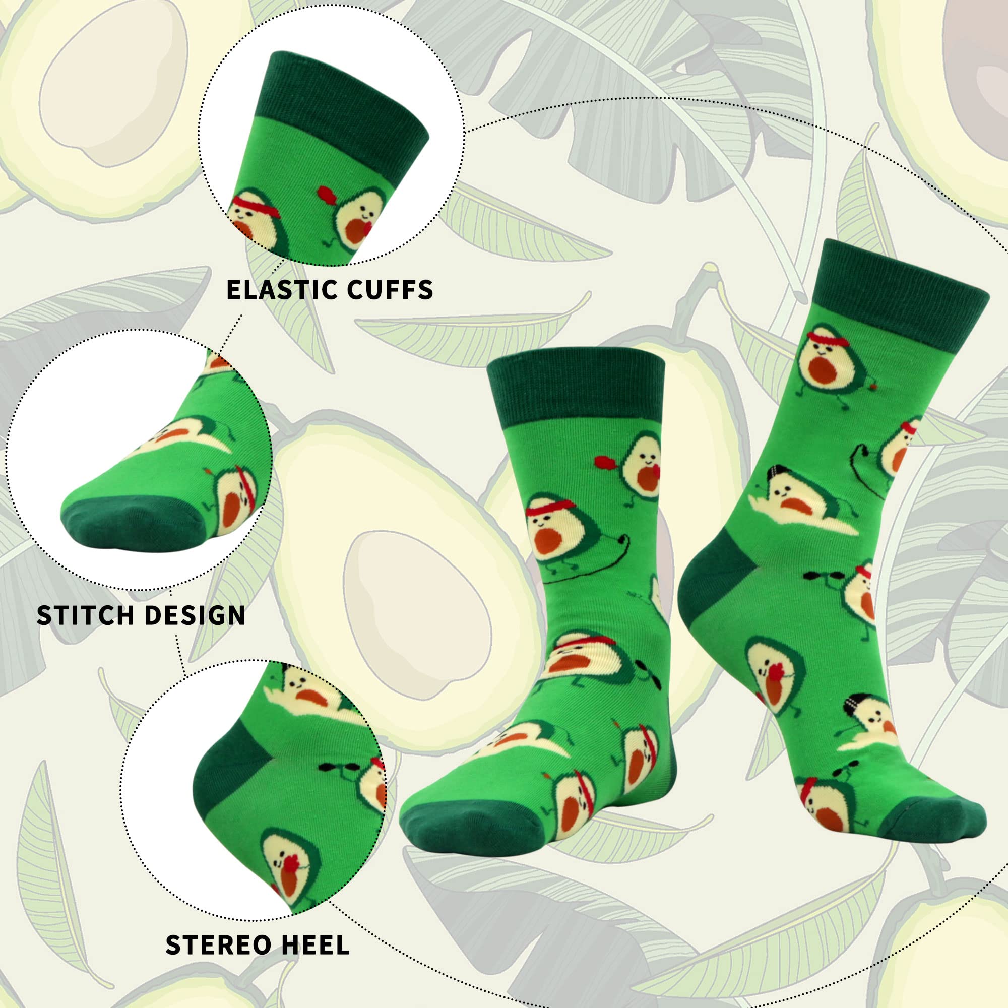 WeciBor 36 Pairs Funny Random Pattern Socks - Colorful Cotton Crazy Socks for Men & Women - Bulk Pack - Perfect for Gifts, Parties, and Everyday Wear