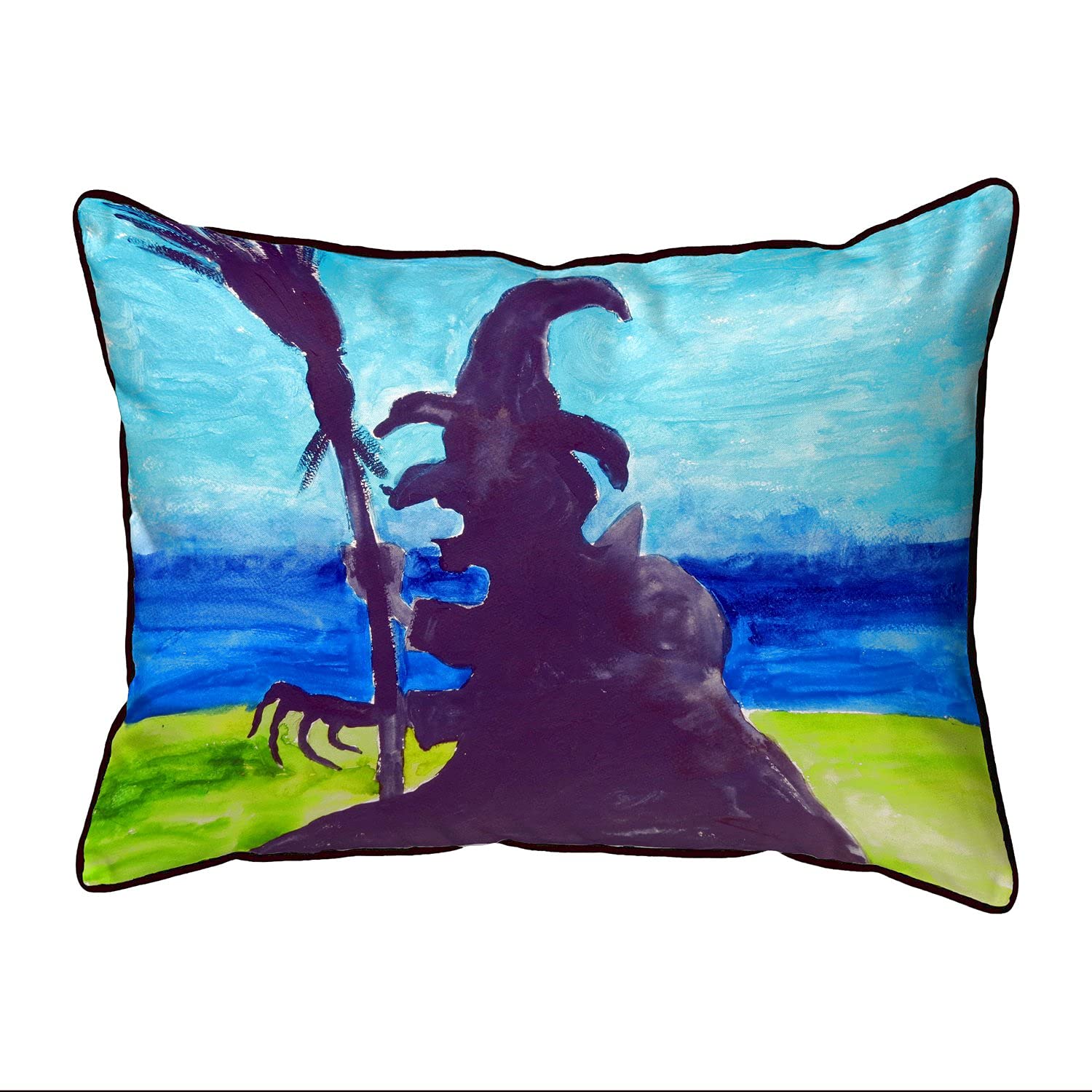 Betsy Drake ZP1040 Decorative Throw Pillow 20x24 Inches - Soft & Stylish Multi-Color Cushion for Sofa, Bed, Living Room, Home Decor