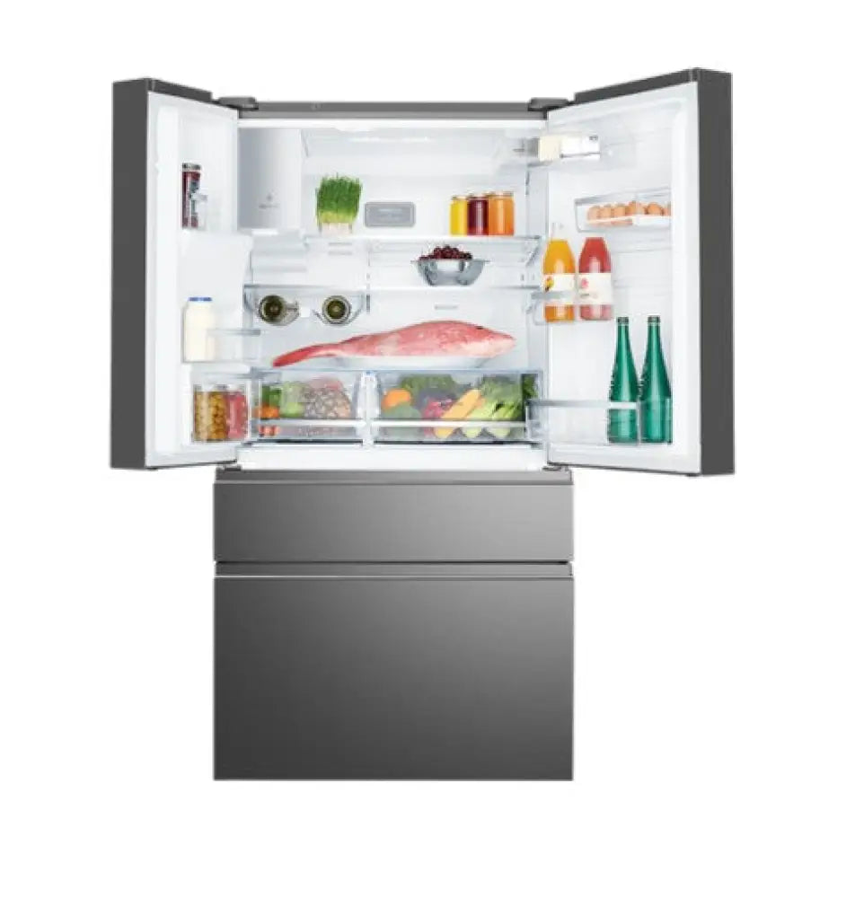Electrolux EHE6899BA 609L French Door Refrigerator - Dark Stainless Steel, Energy Efficient, Spacious 609L Capacity - Perfect for Large Families & Entertaining Guests