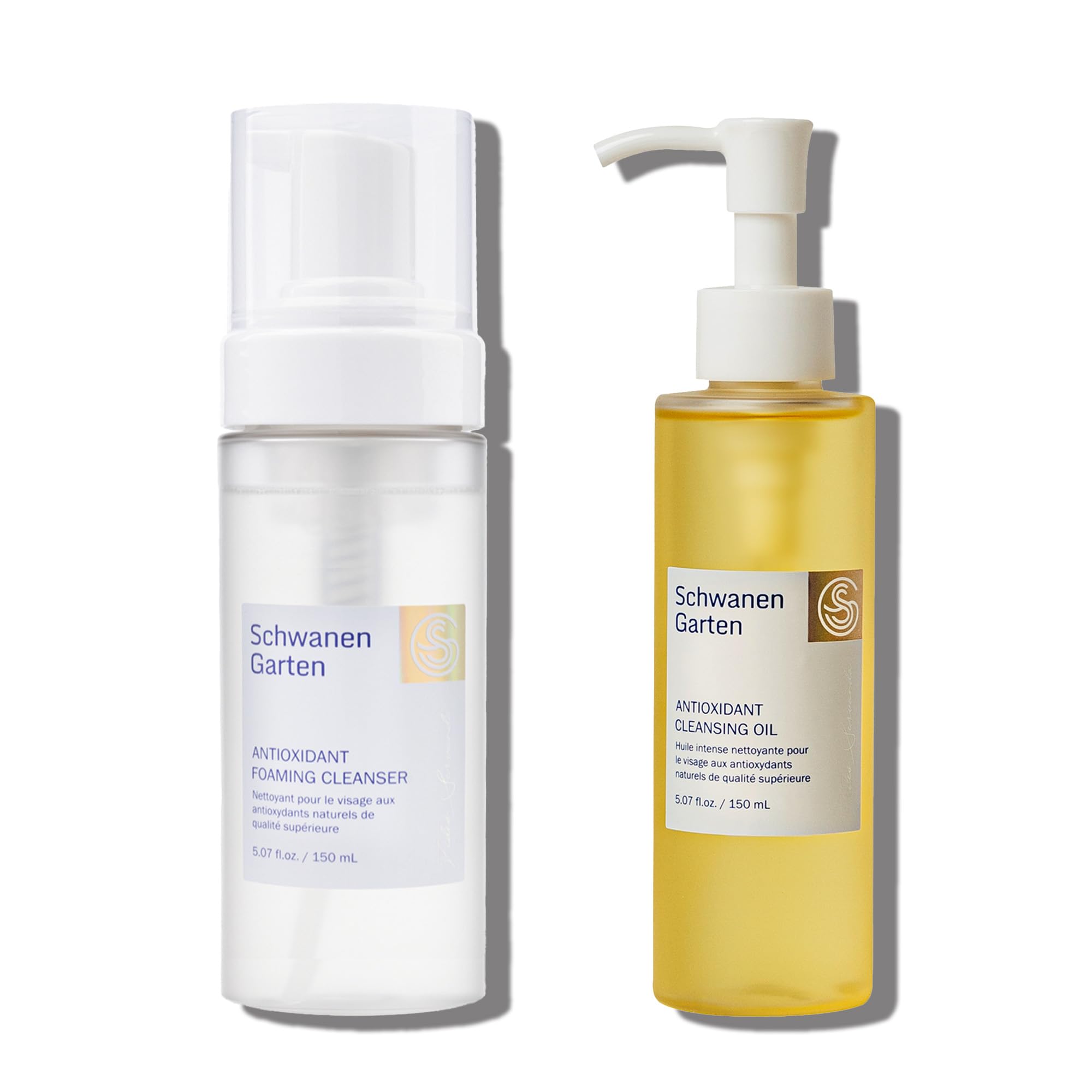 Double Cleansing Duo Set - Foaming Face Wash & Oil Cleanser for Deep Pore Cleansing, Makeup & Blackhead Remover, Korean Skincare Routine - Perfect for Nighttime Skincare & Pre-Makeup Prep