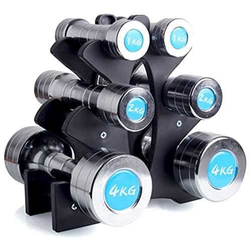 3-Tier Dumbbell Rack Weight Stand - 20kg Capacity, Easy Assembly PP Material for Home Gym - Perfect for Dumbbell Storage & Organization in Garage, Basement or Fitness Room