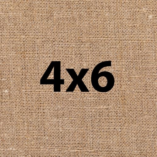 Burlap 4X6 Inches