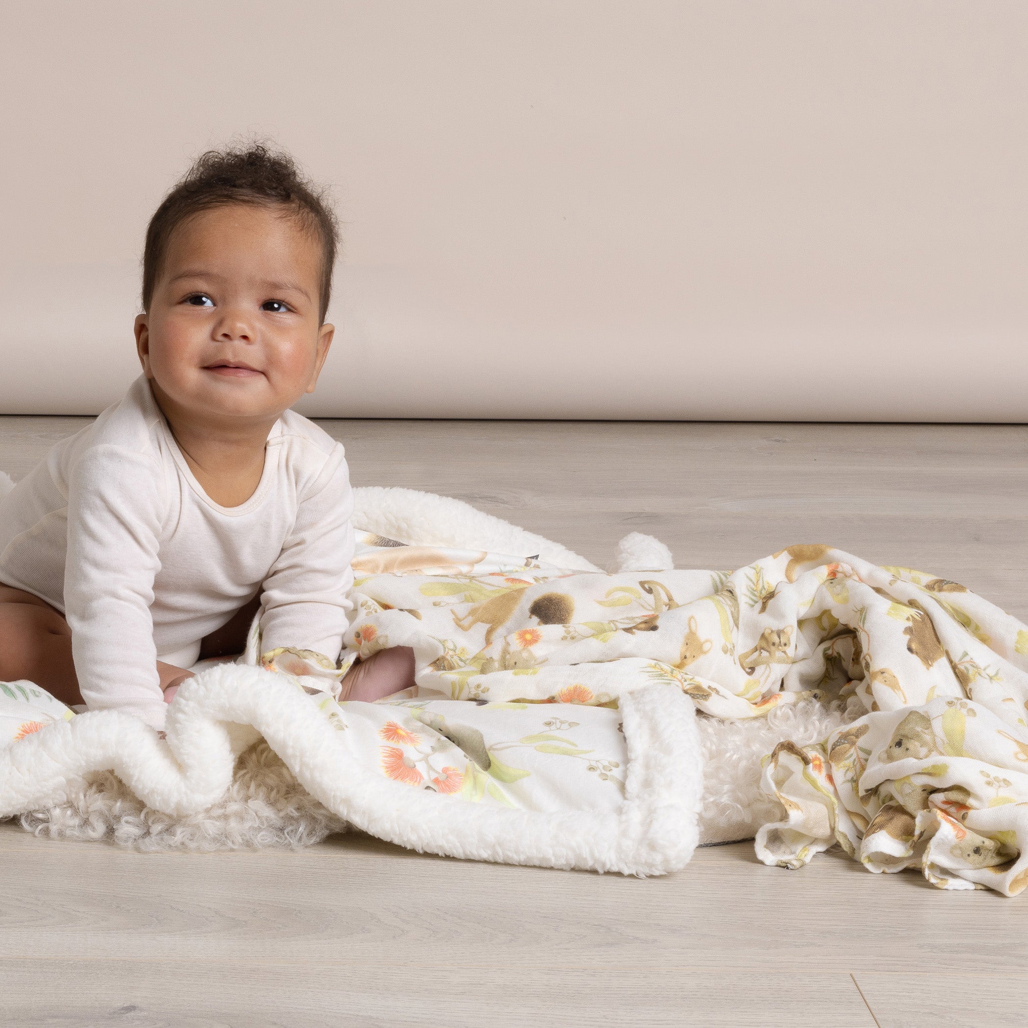 Premium Aussie Animals 3-Pack Muslin Swaddle Blankets - Soft Baby Wraps for Newborns & Infants | Perfect for Swaddling, Nursing Cover, and Stroller Blanket