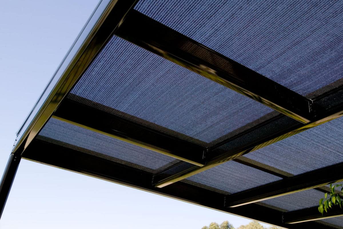 Shatex 90% Black Sun Shade Cloth with Grommets - 8x10ft UV Blocking Fabric for Pergola, Patio Cover, Canopy & Outdoor Shade Solutions - Perfect for Gardens, Pool Areas and Backyard Sun Protection
