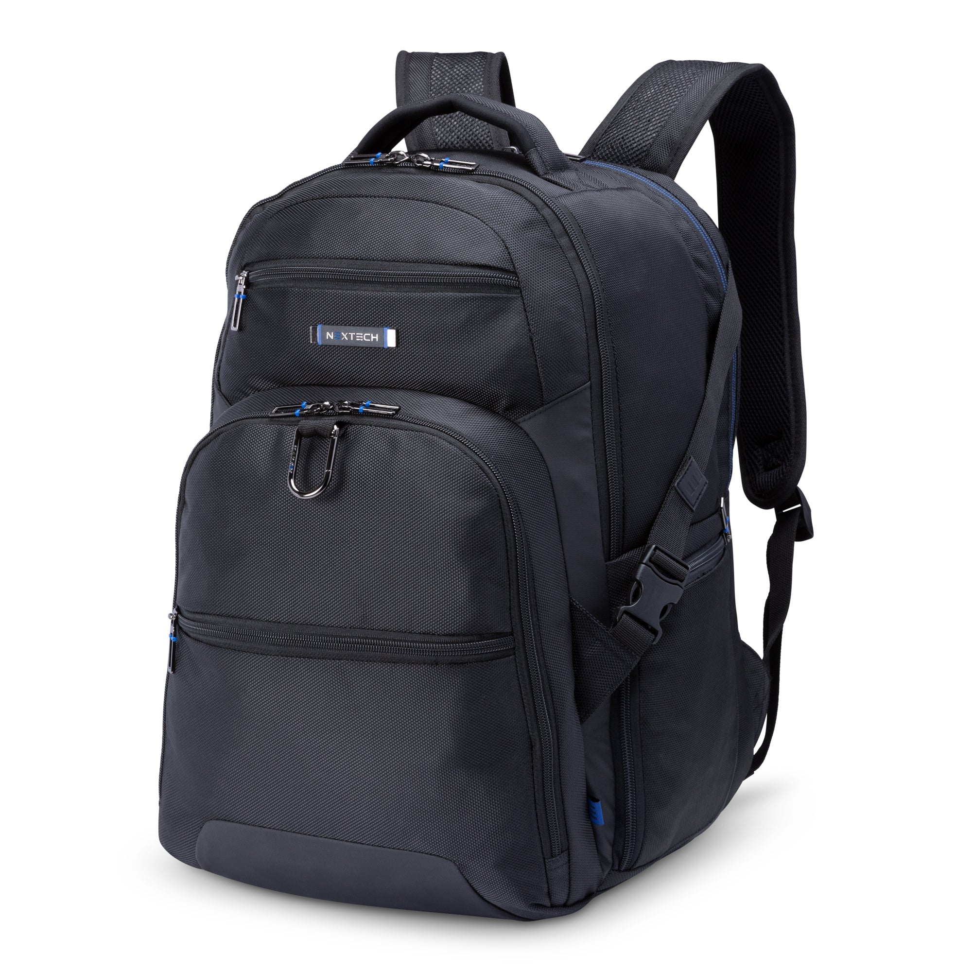 Nextech Professional Business Backpack for Men & Women - Durable Laptop Backpack with USB Charging Port - Perfect for Office, Travel, and Commuting
