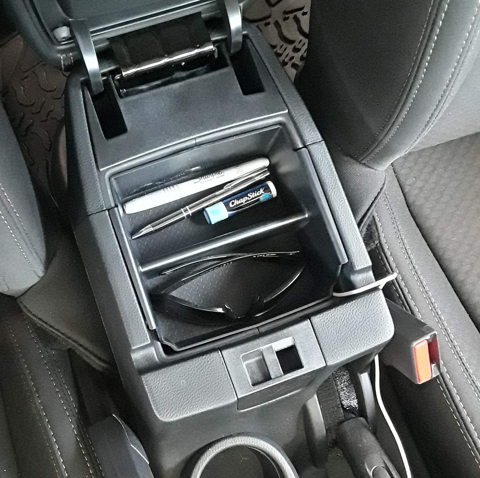 Jeep Wrangler JK & JKU (2011-2018) Center Console Organizer Tray - Premium Vehicle OCD Storage Solution - Made in USA - SLX156 - Perfect for Road Trips & Daily Commuting