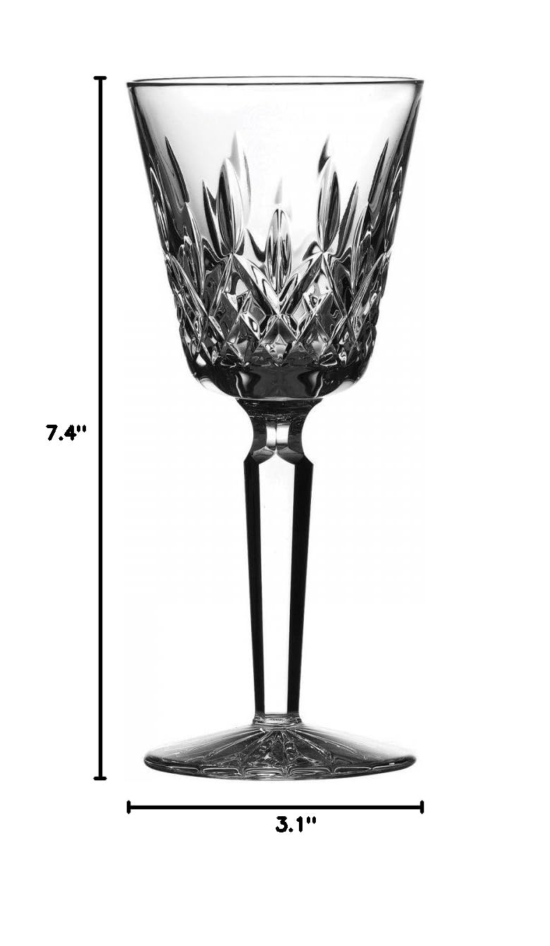 Waterford Lismore Tall 5-Ounce Claret Wine Glass - Premium Crystal Stemware for Red Wine, Elegant Dinner Parties & Formal Occasions