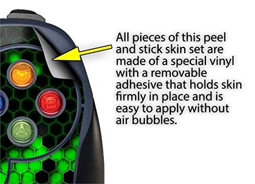 Logitech F310 Gamepad Skin - HEX Green Decal for Gaming