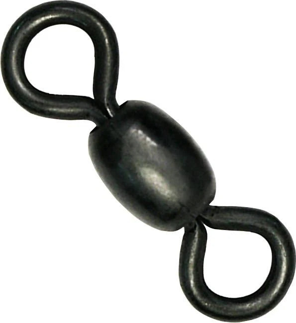 Billfisher Stainless Steel Crane Barrel Swivel - Nickel Black Finish, Size #1/0, 525lb Strength (1000 Pack) - Perfect for Fishing Tackle, Saltwater Fishing, and Heavy Duty Angling Gear
