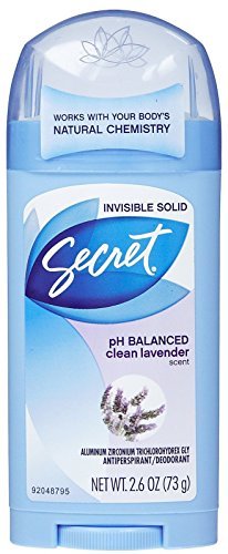 Secret Invisible Antiperspirant & Deodorant for Women & Men - Clean Lavender Scent, 2.6 oz (Pack of 20) - Long Lasting Protection for Gym, Work & Daily Use