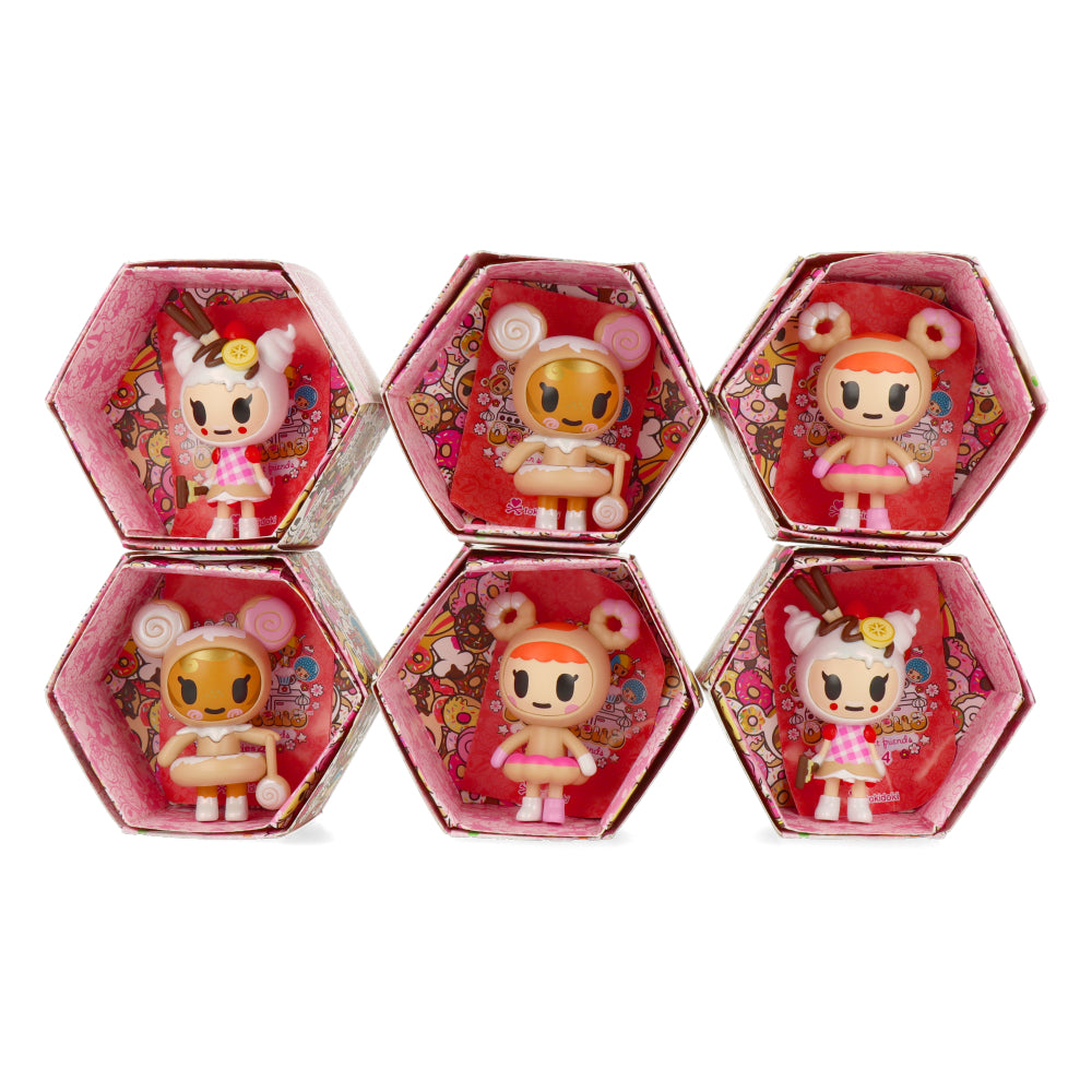 Donutella and Her Sweet Friends Series 4 - Collectible Donut-Themed Figures for Kids & Adults | Perfect for Display, Gifts, and Playtime Fun