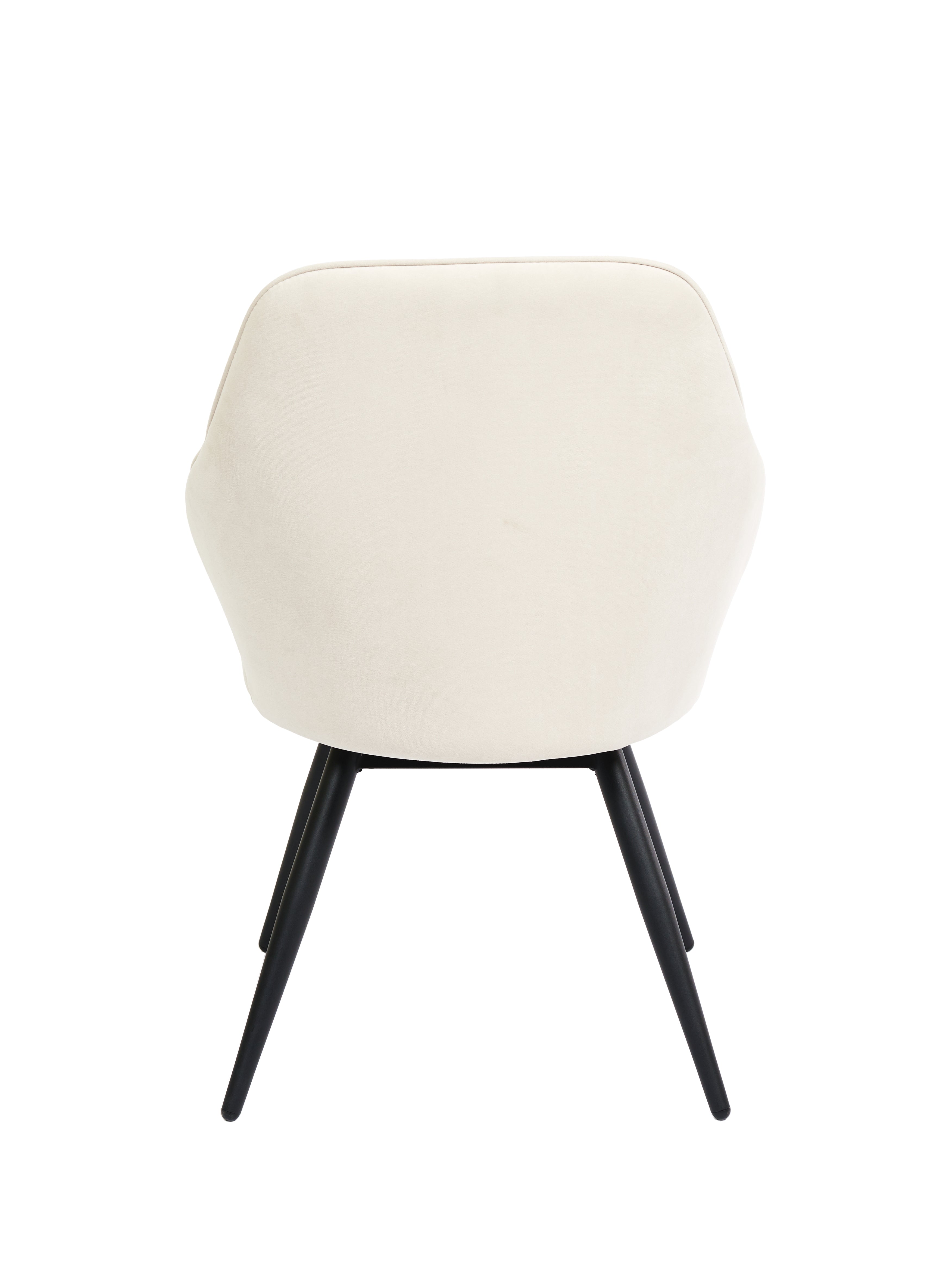 Daphne Chair in Stone - Modern Accent Seating for Living Room, Bedroom & Office - Stylish & Comfortable Home Decor